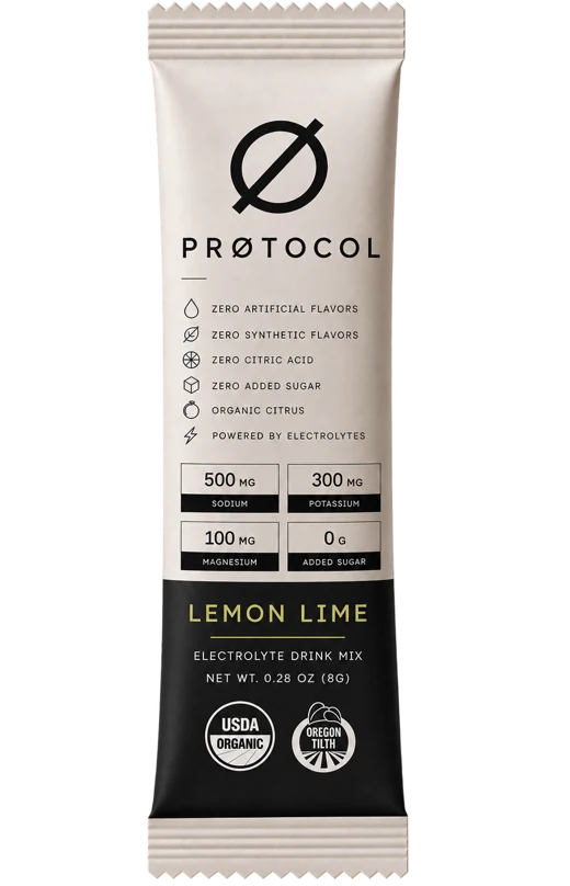 PRØTOCOL Lemon Lime electrolyte stick pack